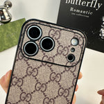 Designer Monogram Gucci Case for iPhone 12-18 Pro & Pro Max