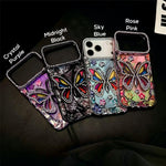 3D Rhinestone Butterfly Case – Sparkling Floral Bling Cover for iPhone