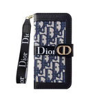 Dior iPhone Case With Card Holder And Wrist Strap
