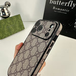 Designer Monogram Gucci Case for iPhone 12-18 Pro & Pro Max