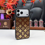 Luxury Metallic Foil LV Monogram iPhone Case