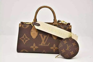 Louis Vuitton Monogram Reverse Giant On The Go EW Handbag