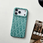 Lux Leather Dior Phone Case For iPhone 12-18 Pro & Pro Max