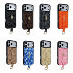 Luxury Coach Case with Card Holder For iPhone 13-17