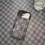 Monogram LV Leather Phone Case For iPhone 17 / 16 / 15 / 14