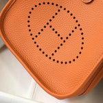 Luxury Handle Bag Orange