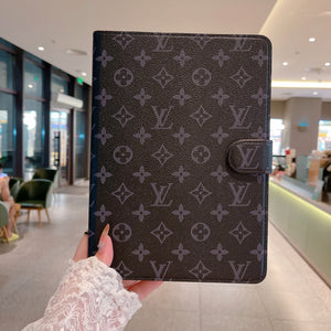 LV Elegant Monogram Canvas Flip Cover Apple iPad Protective Leather Case