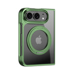 iPhone Duo Transparent Electroplated Magsafe Stand Case