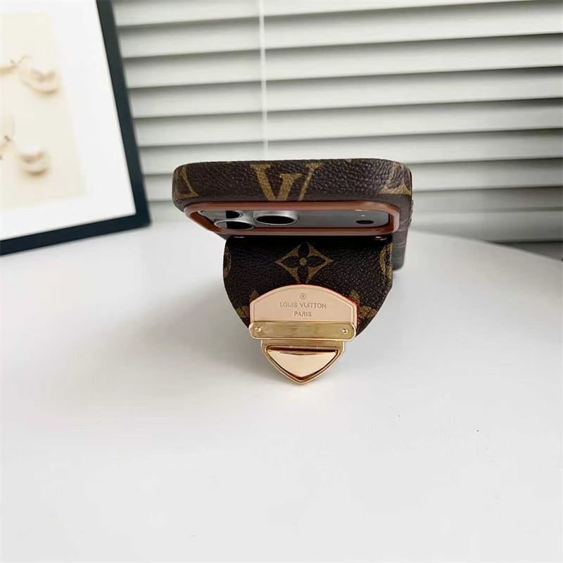 LV Luxury Phone Case with Strape For iPhone 17/ 16/ 15/ 14