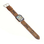 LEATHER CANVAS LUXURY APPLE WATCH STRAP