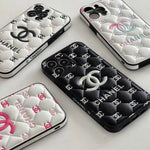 Embossed Chanel iPhone Case: Classic Luxury Design