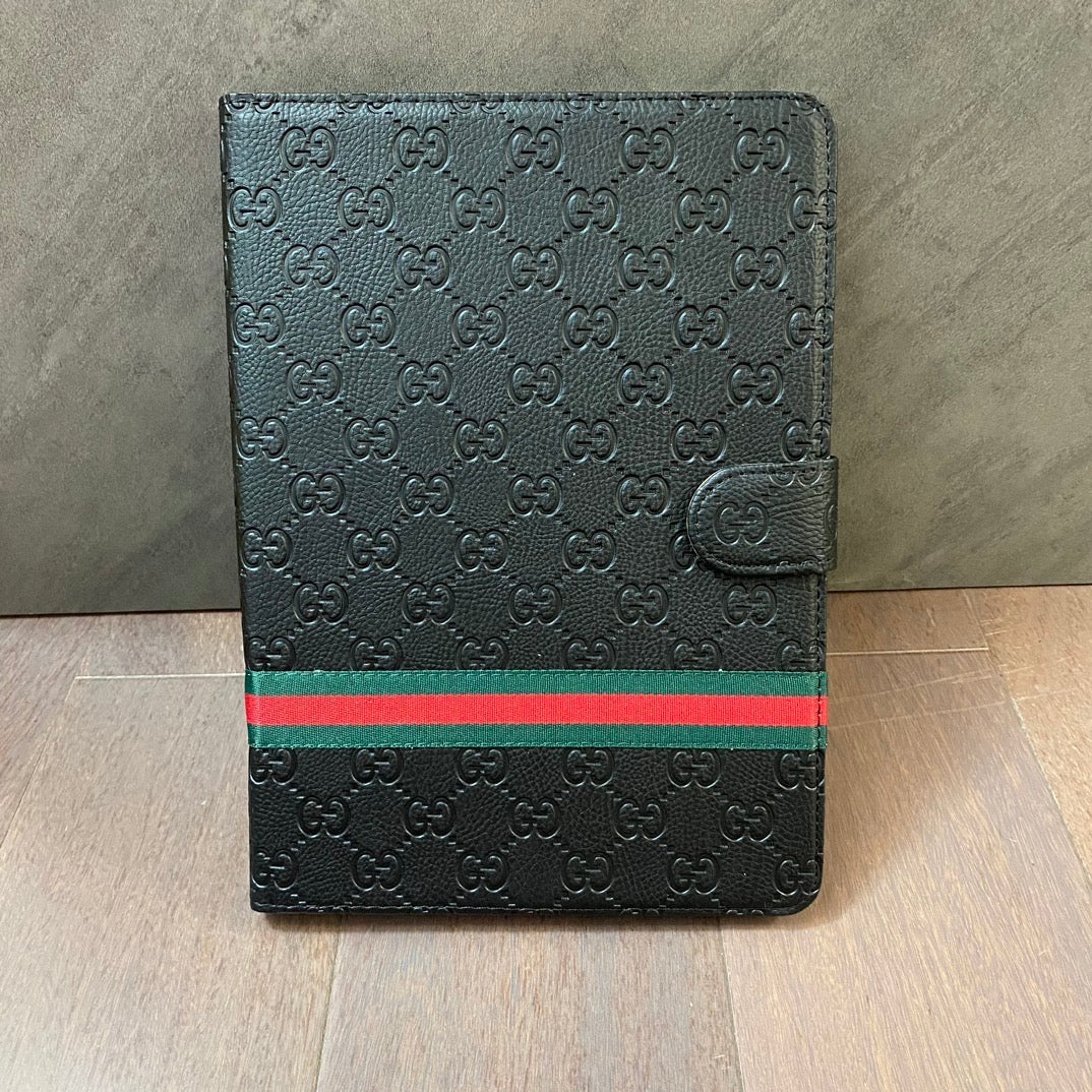 Gucci 3D Embossing Ophidia GG Flip Cover Holster Apple iPad Cases With Stand Function