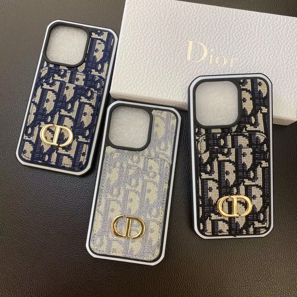 Luxurious Chic Lady iPhone Case with Card Holder