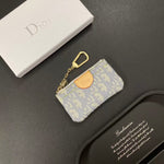 Chic Monogram Mini Pouches with Keychain Clips