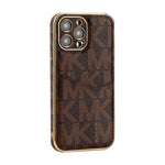 Luxury M-K-Inspired Monogram iPhone Case with Card Holder Roxy New 2