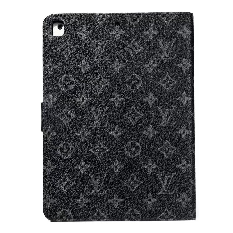 LV Elegant Monogram Canvas Flip Cover Apple iPad Protective Leather Case