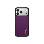 Luxury Phone Case with Gold Logo for iPhone 12-17