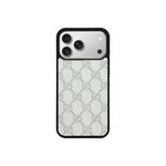 Designer Monogram MagSafe Case for iPhone 12-17 Series