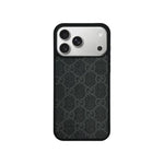 GG Designer Monogram MagSafe Case for iPhone 12-18 Pro & Pro Max