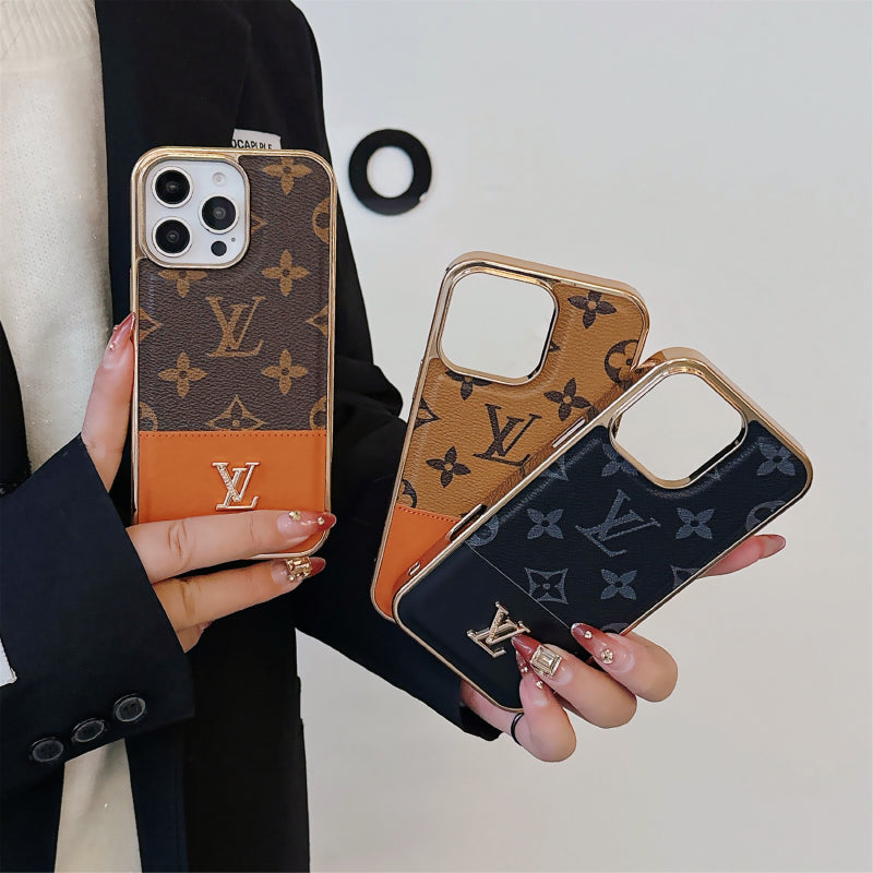 Latest Case Monogram Leather For iPhone