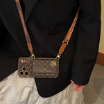 Luxury Leather Wallet Card Holder Phone Case For iPhone 13-17