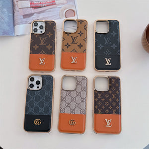 Latest Case Monogram Leather For iPhone