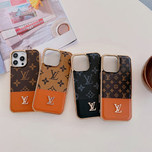 Louis Vuitton Latest Case Monogram Leather For iPhone