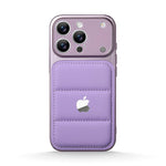Premium Puffer Leather Case for iPhone 13-17 Series