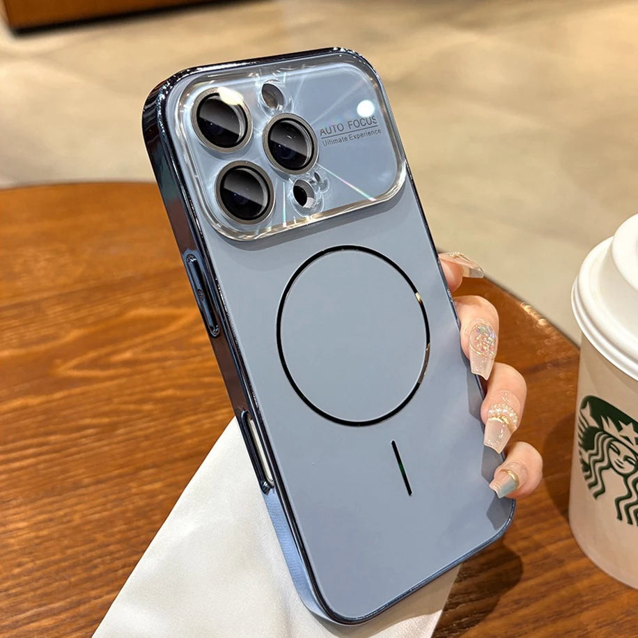 Glass Camera Lens Shell Case For iPhone