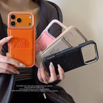 Luxury Leather Phone Case for iPhone | Embroidered Fashion Style Cover