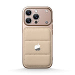 Premium Puffer Leather Case for iPhone 13-17 Series
