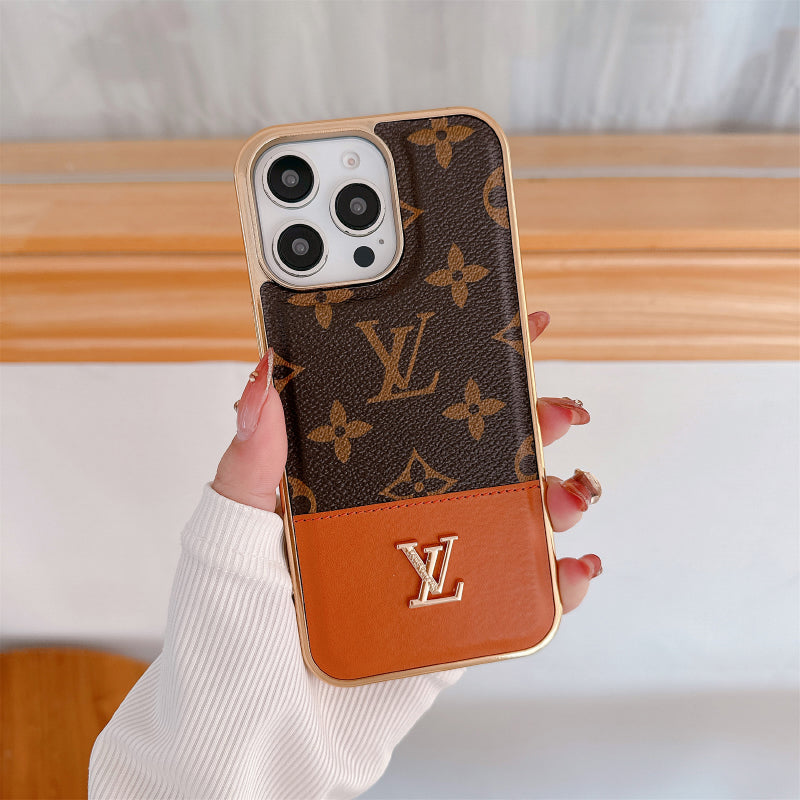 Latest Case Monogram Leather For iPhone