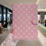 LV Elegant Monogram Canvas Flip Cover Apple iPad Protective Leather Case