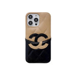 Elegant CC iPhone Case Orange For iPhone 13-17 Series