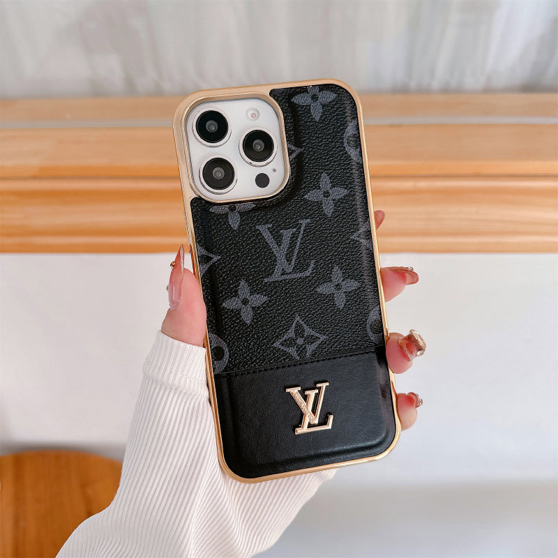 Louis Vuitton Latest Case Monogram Leather For iPhone