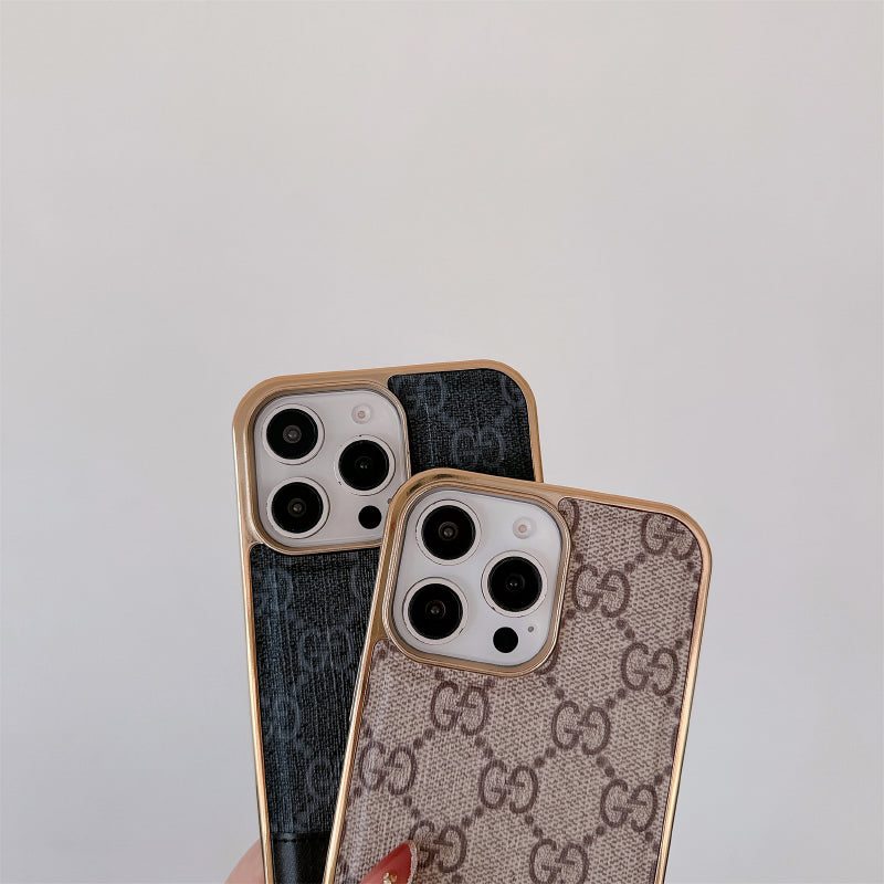 Louis Vuitton Latest Case Monogram Leather For iPhone