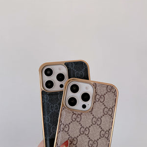 Louis Vuitton Latest Case Monogram Leather For iPhone