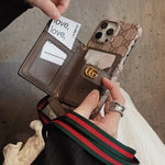 Ophidia Leather Wallet Crossbody iPhone Case Roxy New 2