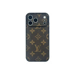 Premium Monogram Magnetic Phone Case with Magsafe for iPhone 12-18 Pro & Pro Max