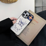 New LV leather Elegant Butterfly Totem Apple iPhone Cover