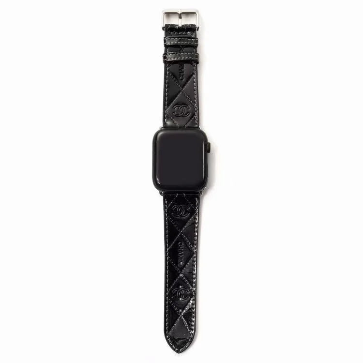 GLOSSY LEATHER APPLE WATCH BAND