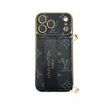 Luxury Lv Leather Phone Case with Wallet for iPhone 13-18 Pro & Pro Max
