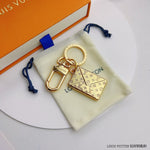 Luxury Key Chain Gold Envelope