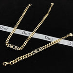 Fancy Design Necklace & Bracelet & Ring Set