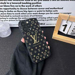 Luxury Louis Vuitton Frosted Matte  Case for iPhone 16 15 14