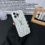 Luxury Louis Vuitton Frosted Matte  Case for iPhone 16 15 14