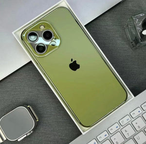 Electroplated Matte Acrylic Lend design Tempered Glass For iPhone 16 15 14