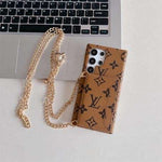 Premium Leather Card Holder Sling Case for Samsung Galaxy S22-S26 Series