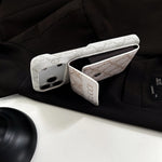 Stylish GG iPhone Case with Card Holder for iPhone 12-17