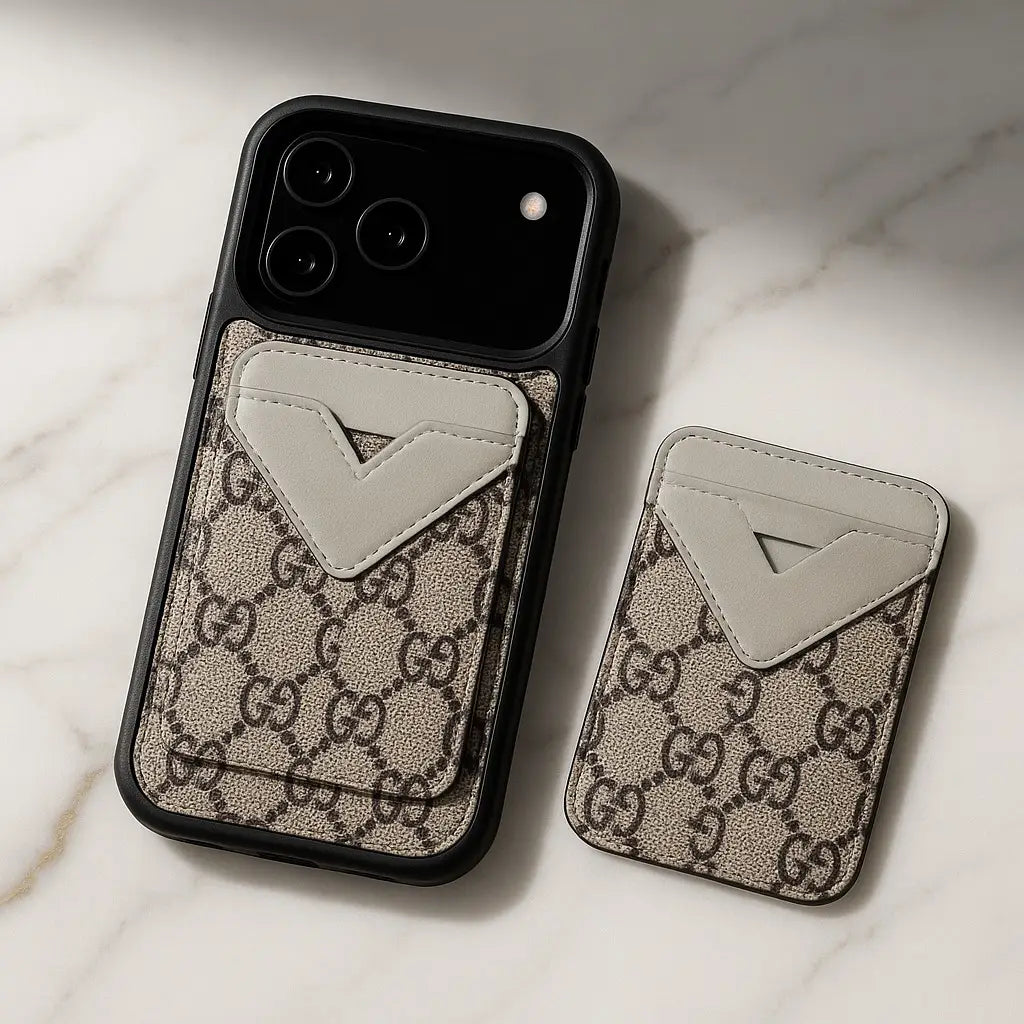 Luxe Louis Vuitton Leather Case For iPhone 17/ 16/ 15/ 14